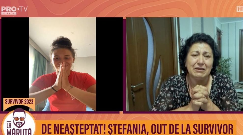 
	Ștefania Stănilă, în lacrimi, în direct la Măruță după eliminarea din Survivor: &bdquo;Simt foarte multă durere!&rdquo;
