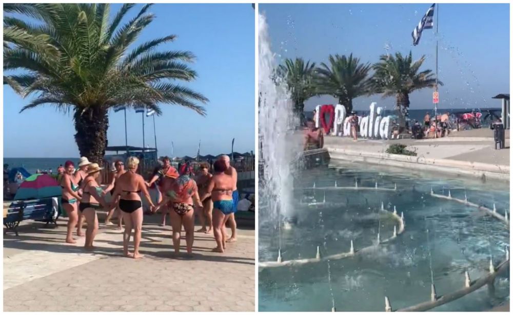 PRO TV – Μια παρέα Ρουμάνων πέρασε μια ώρα στην παραλία, στην Παραλία Κατερίνης.  Πολλοί τους επέκριναν, αφού οι εικόνες έφτασαν στο Διαδίκτυο: «Έκαναν τσίρκο»