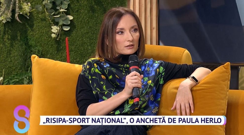 
	Paula Herlo, despre ancheta &quot;Risipa - sport național&quot;: &quot;E imaginea României pe care vrem să o schimbăm&quot;
